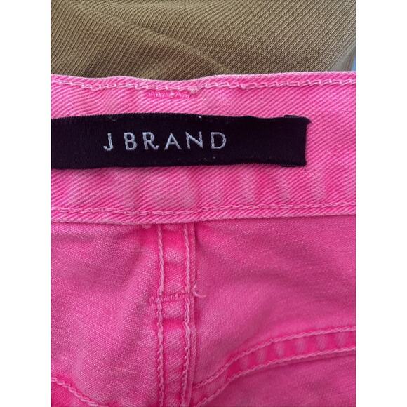 J Brand Women's‎ 26 Signal Pink Cut Off Shorts Summer - Picture 7 of 8